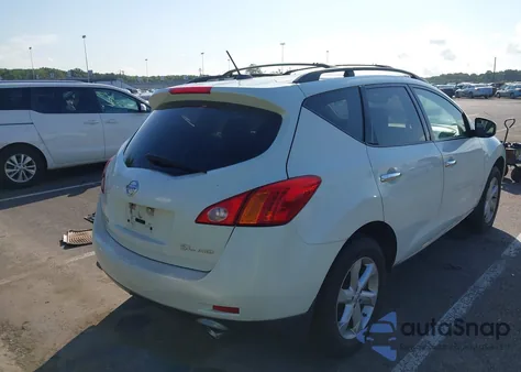 2009 Nissan Murano Sl из США, поврежденный, VIN JN8AZ18W09W120310
